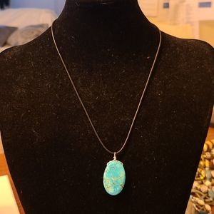 Turquoise  stone necklace